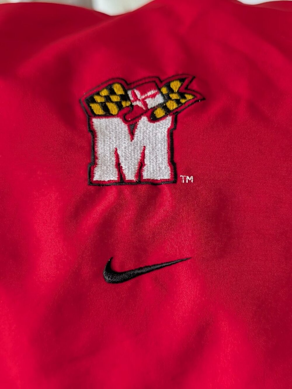 Official University of MD Collegiate Athletic Embrodiered logo Lined Pants
